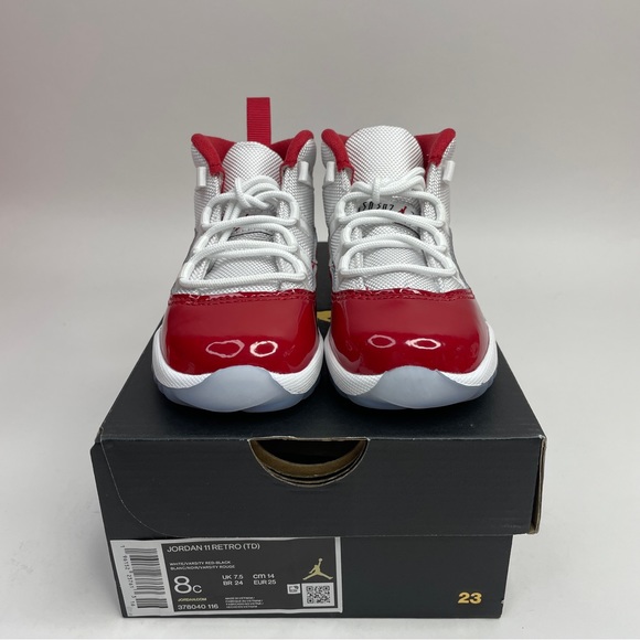 Nike Air Jordan 11 Retro TD “Cherry” 2023 - Picture 2 of 4